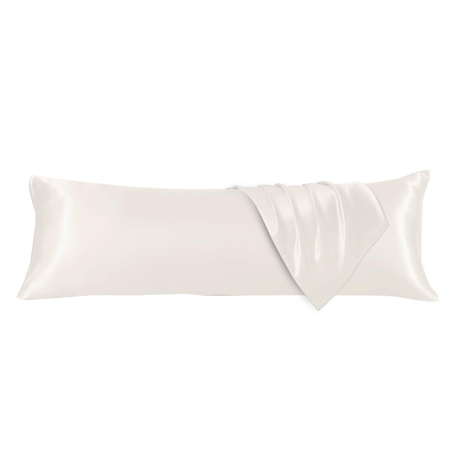 HUXMEYSON Satin Body Pillow — Grey