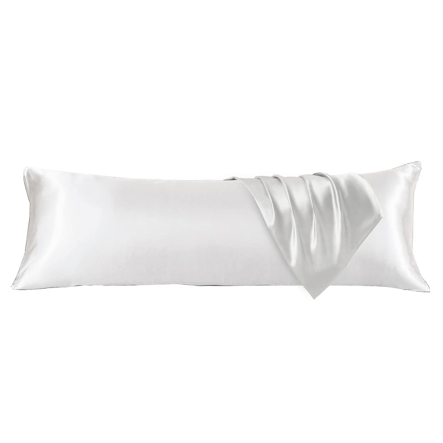 HUXMEYSON Satin Body Pillow — Grey