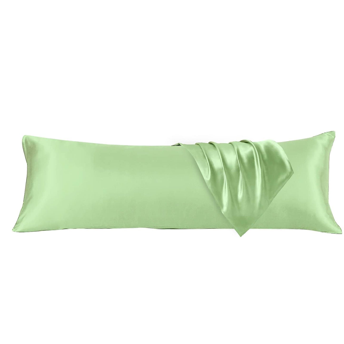HUXMEYSON Satin Body Pillow — Grey