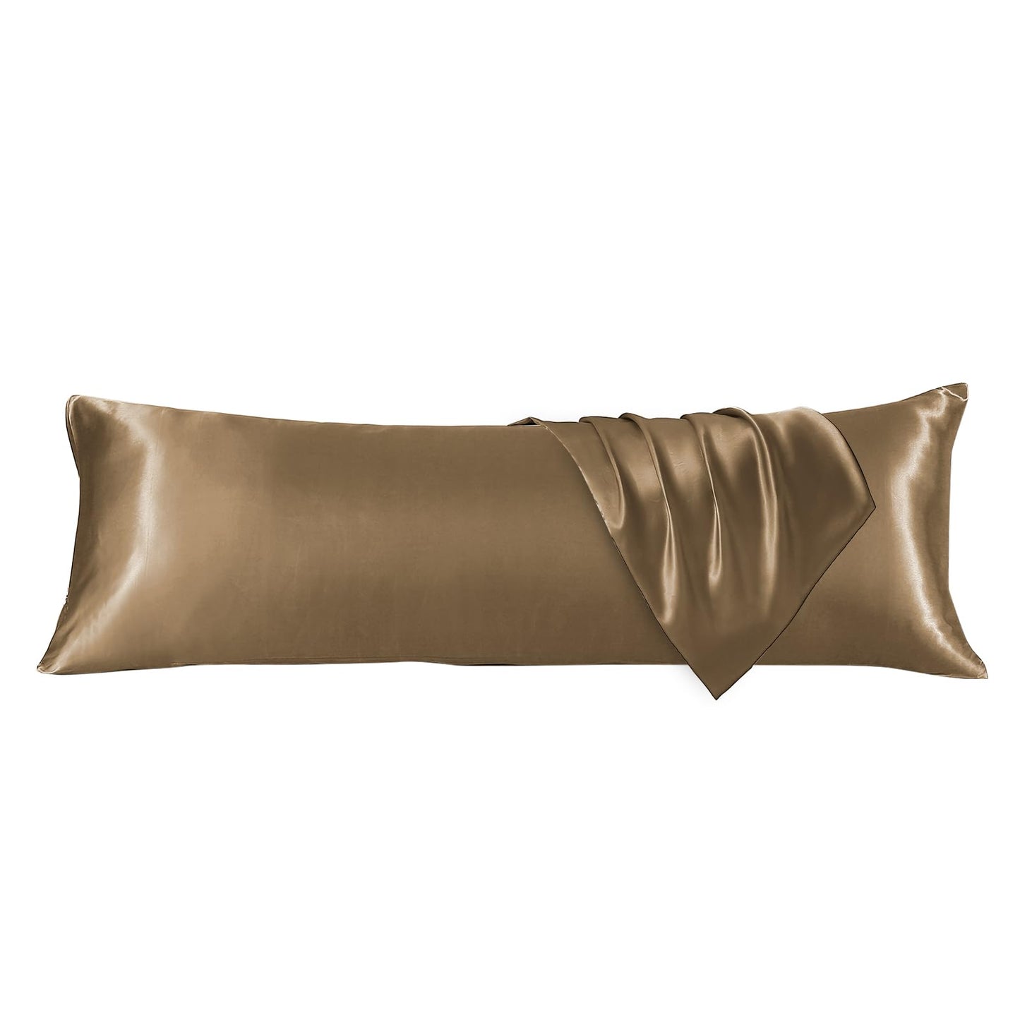 HUXMEYSON Satin Body Pillow — Grey