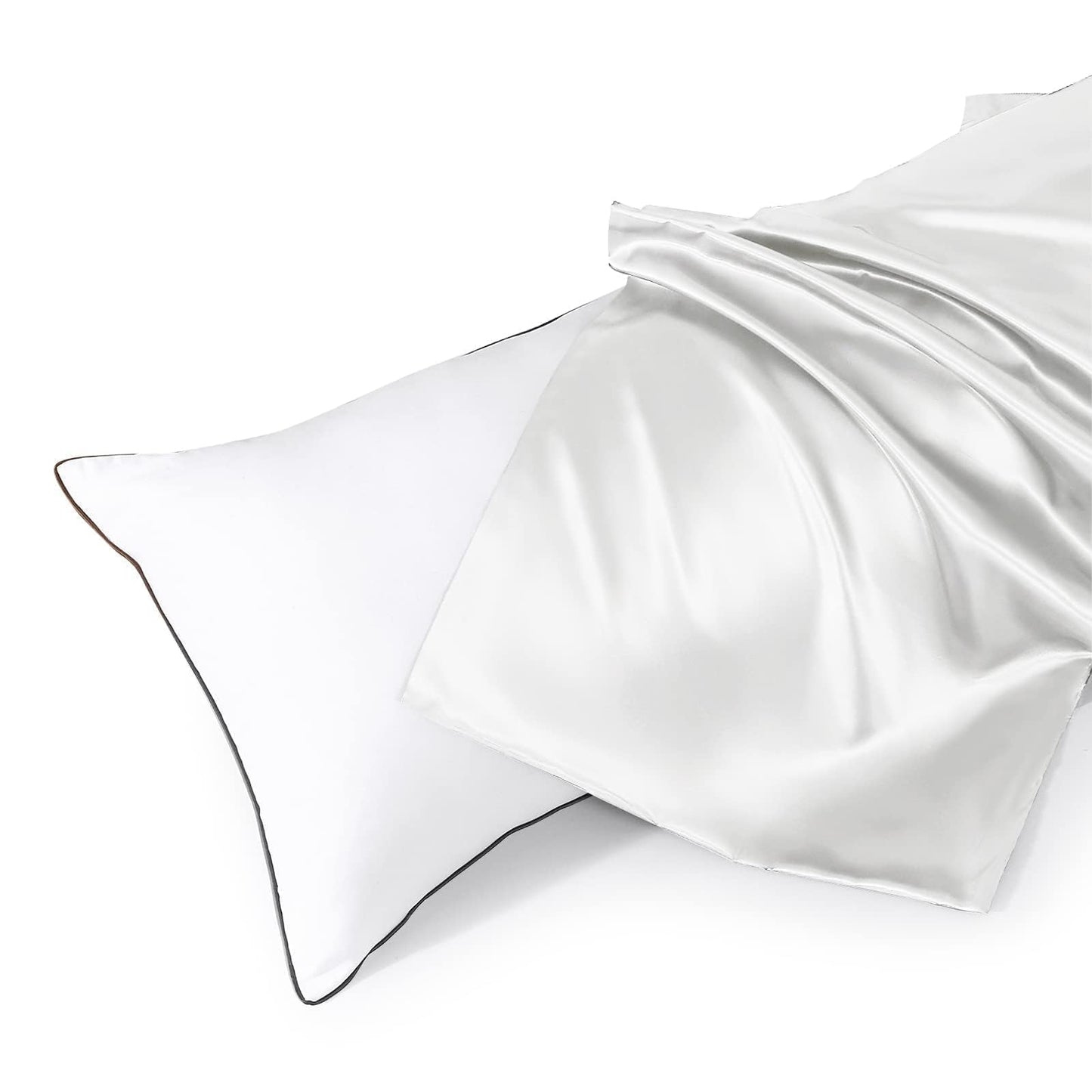 HUXMEYSON Satin Body Pillow — Grey