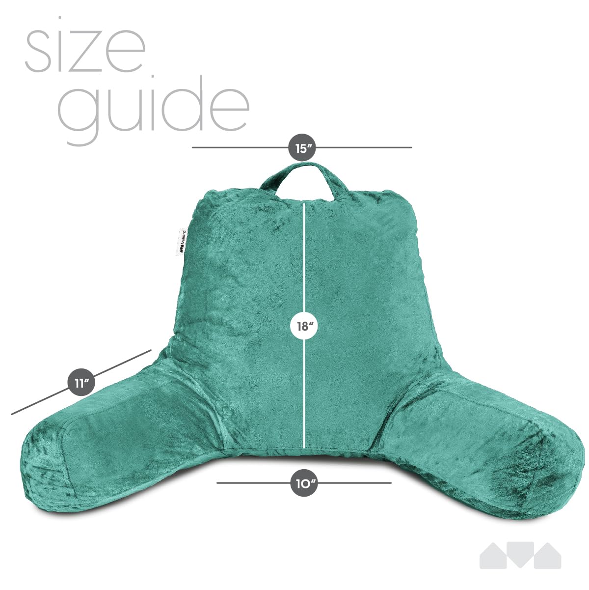 Milliard Reading Pillow — Grey