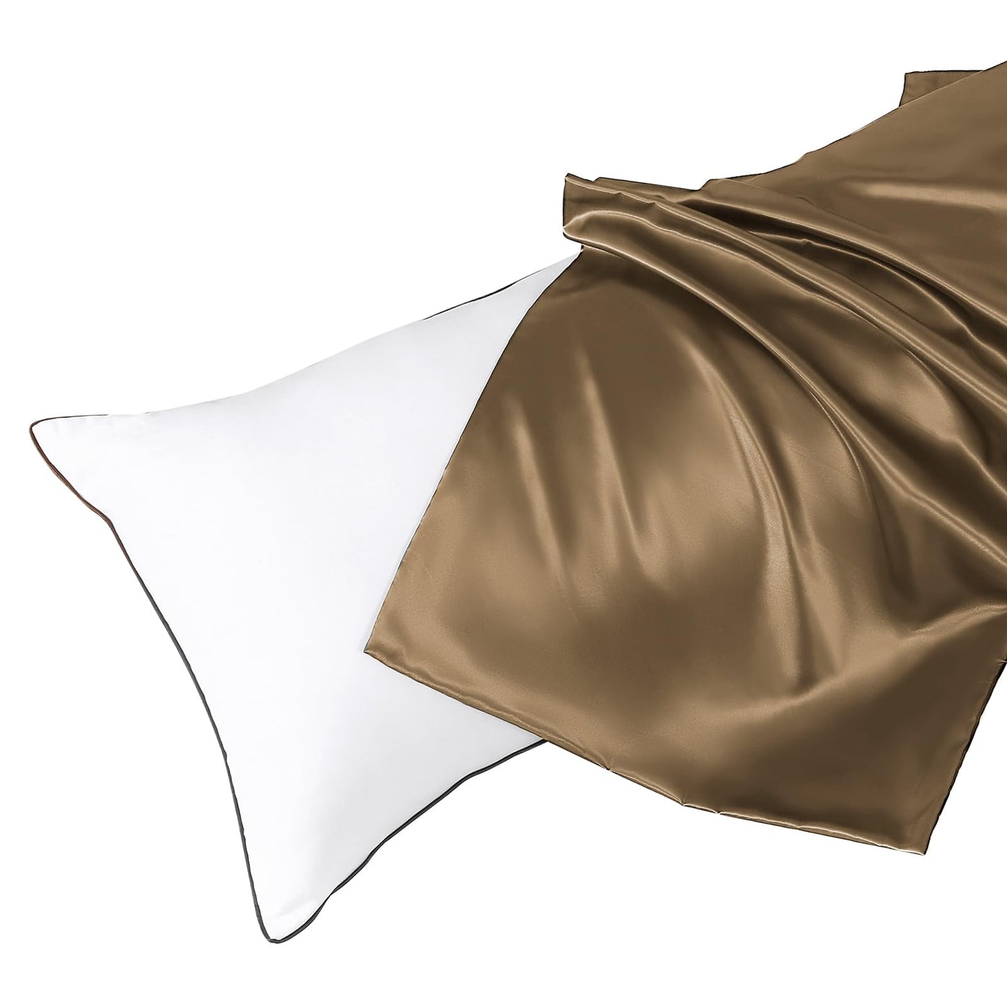 HUXMEYSON Satin Body Pillow — Grey