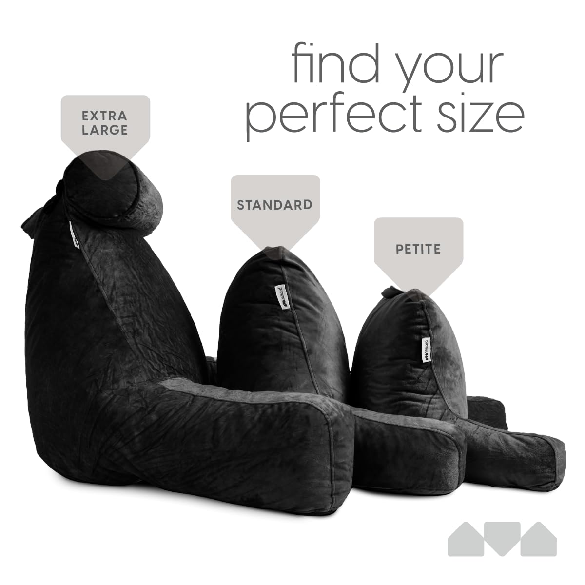 Milliard Reading Pillow — Grey