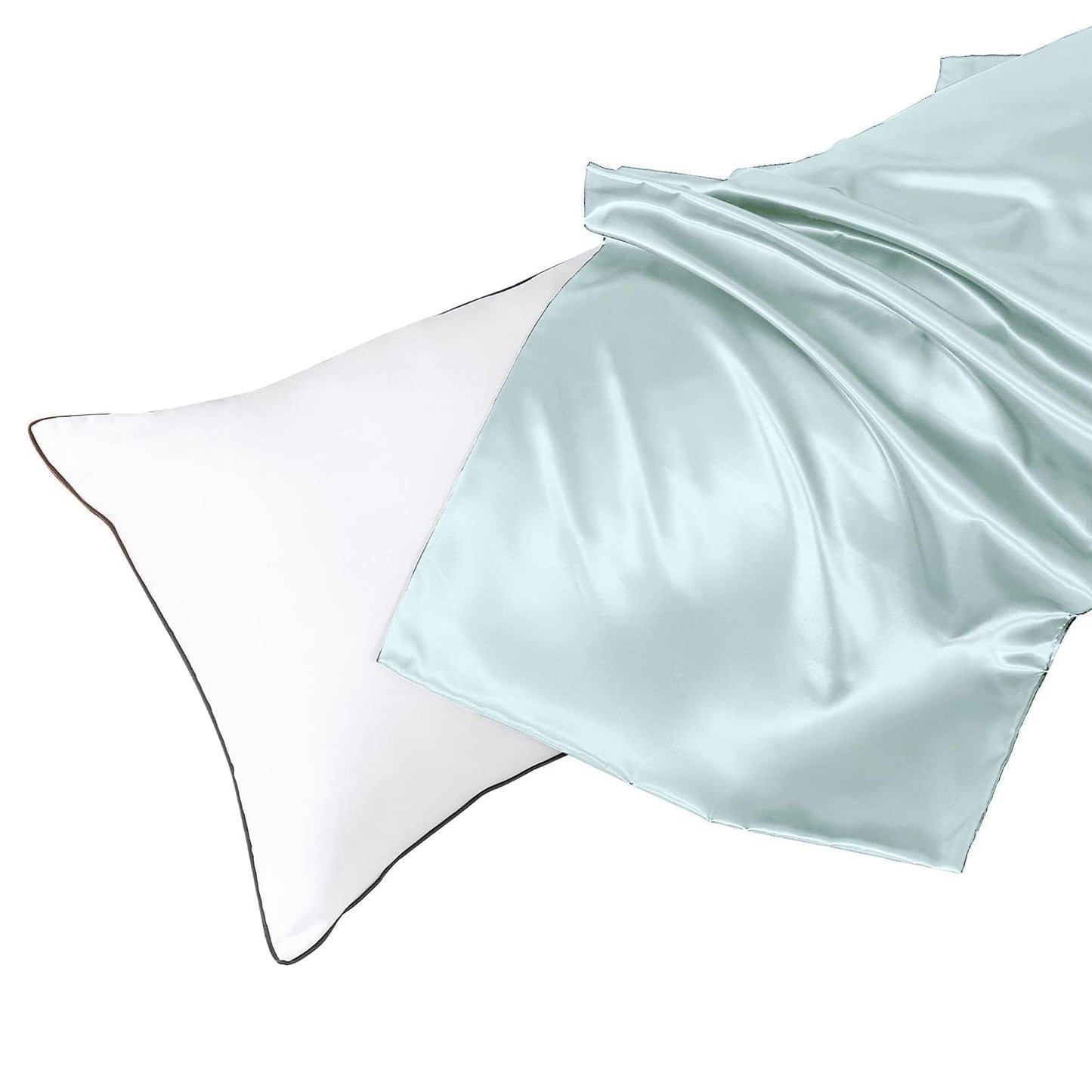 HUXMEYSON Satin Body Pillow — Grey