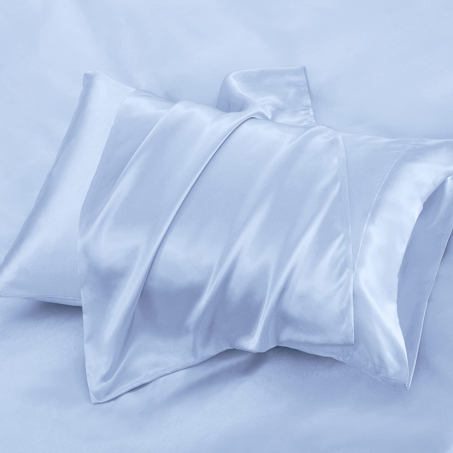 P Pothuiny Satin Sheet Set — Burgundy, Queen