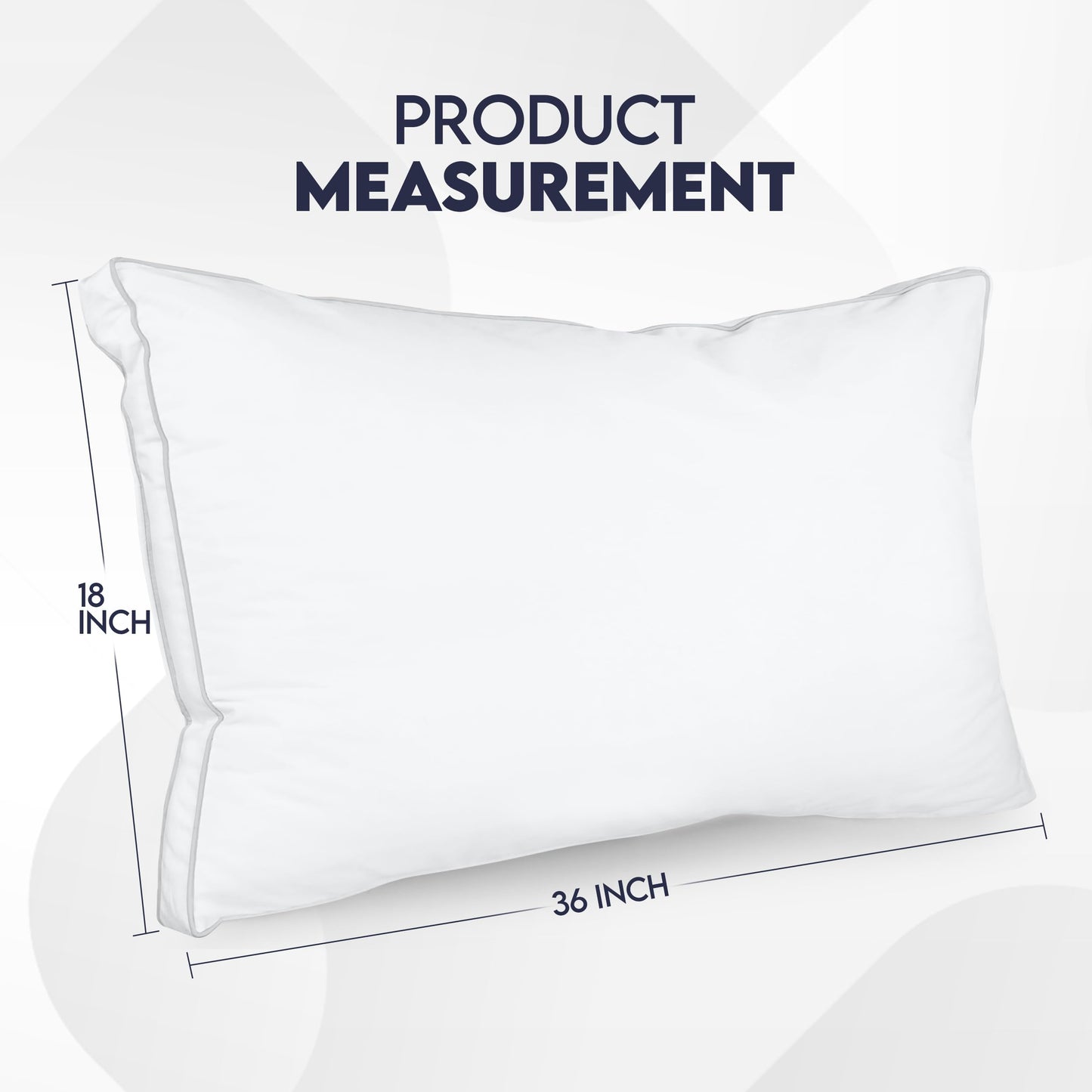 Utopia Down Alternative Pillows — White, Queen (Set of 2)