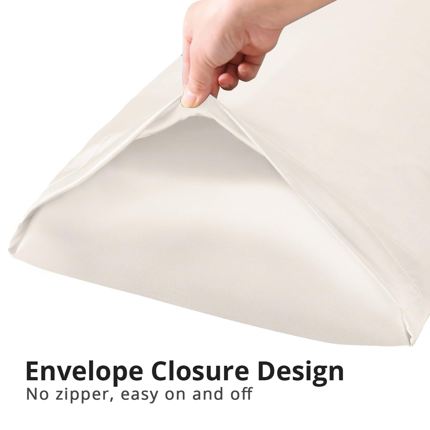 HUXMEYSON Satin Body Pillow — Grey