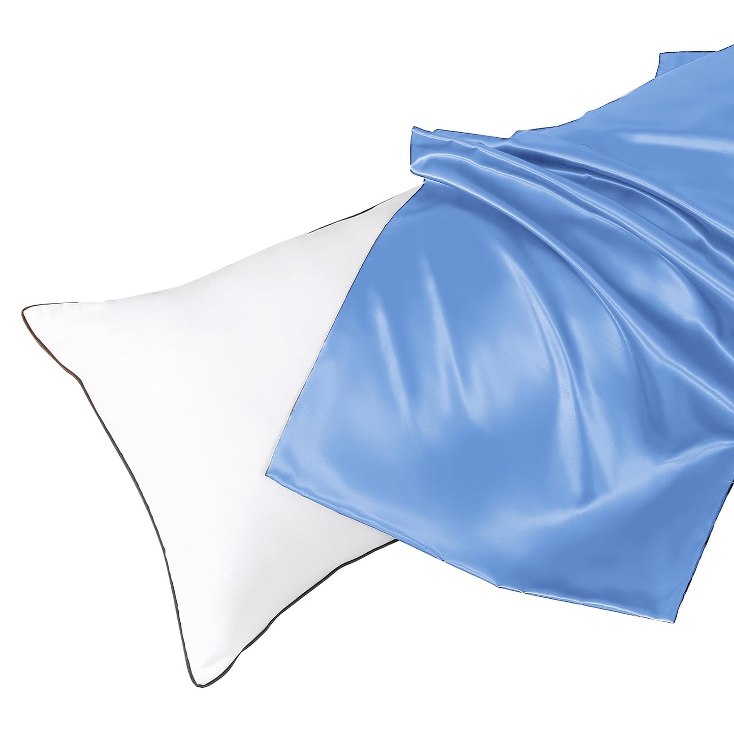 HUXMEYSON Satin Body Pillow — Grey
