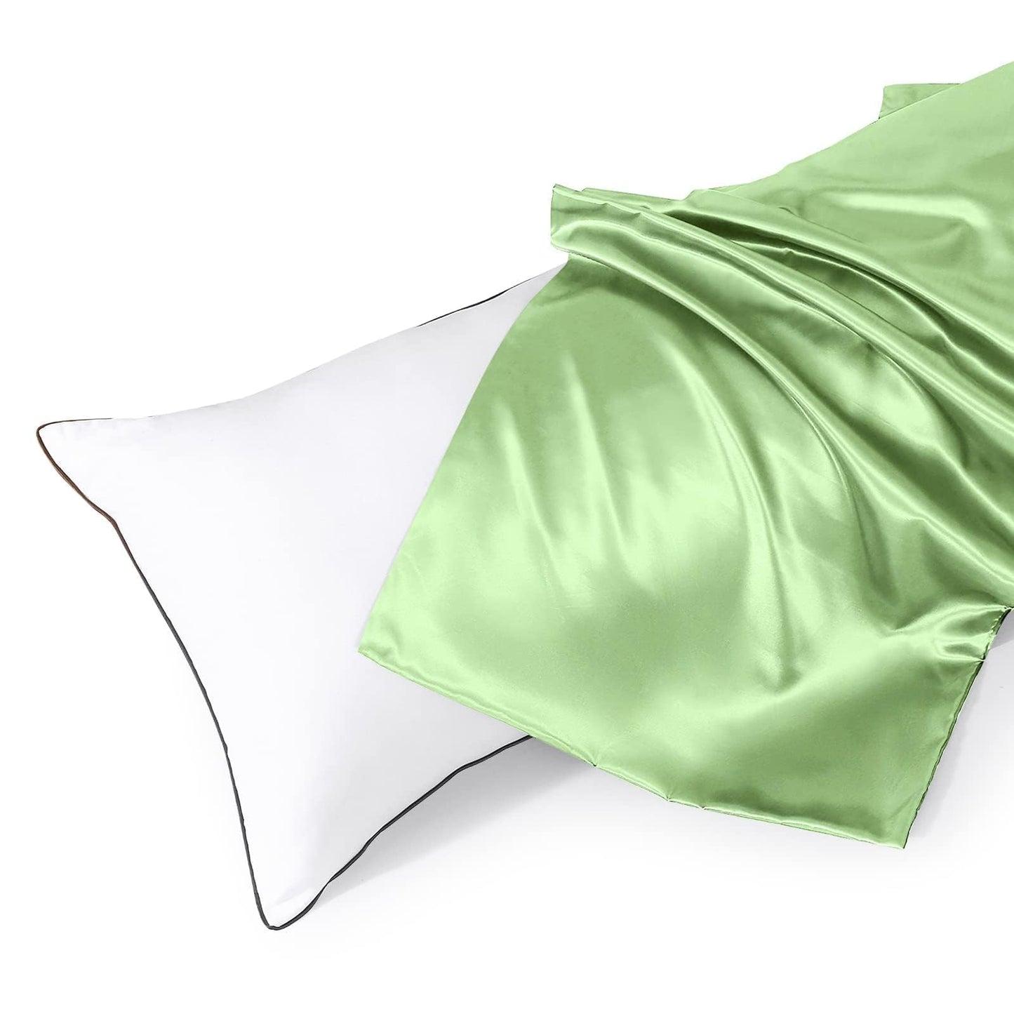 HUXMEYSON Satin Body Pillow — Grey