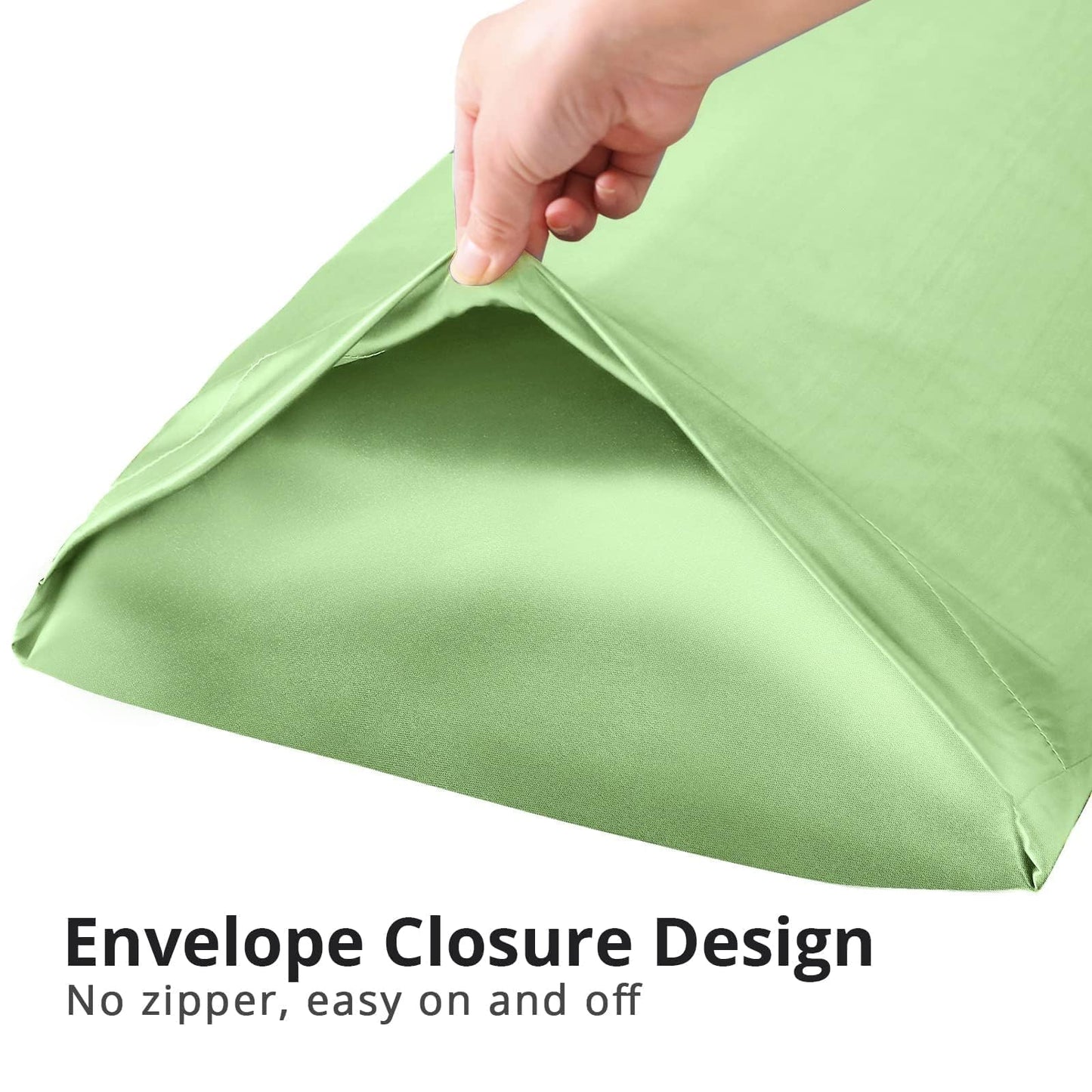 HUXMEYSON Satin Body Pillow — Grey