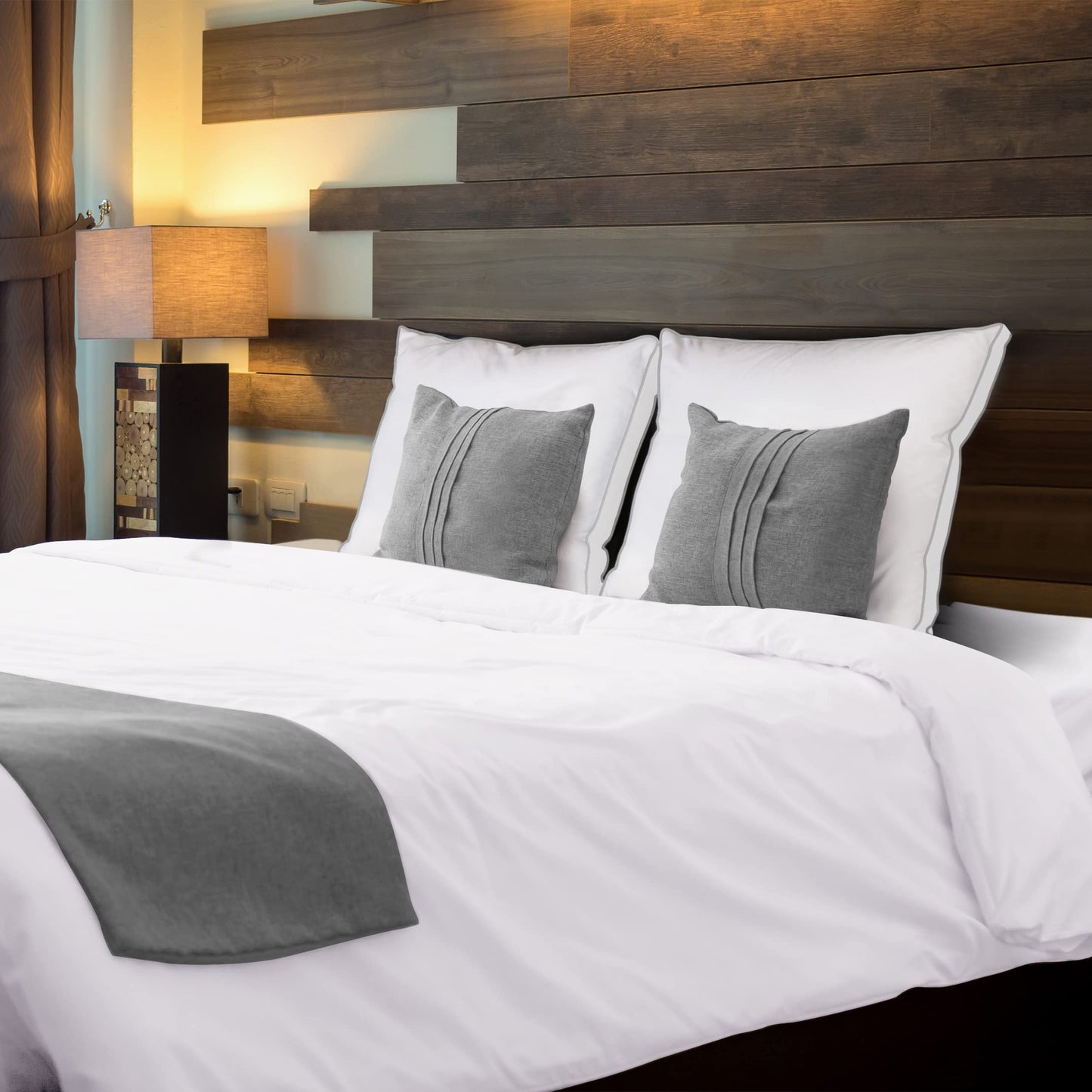 Utopia Down Alternative Pillows — White, Queen (Set of 2)