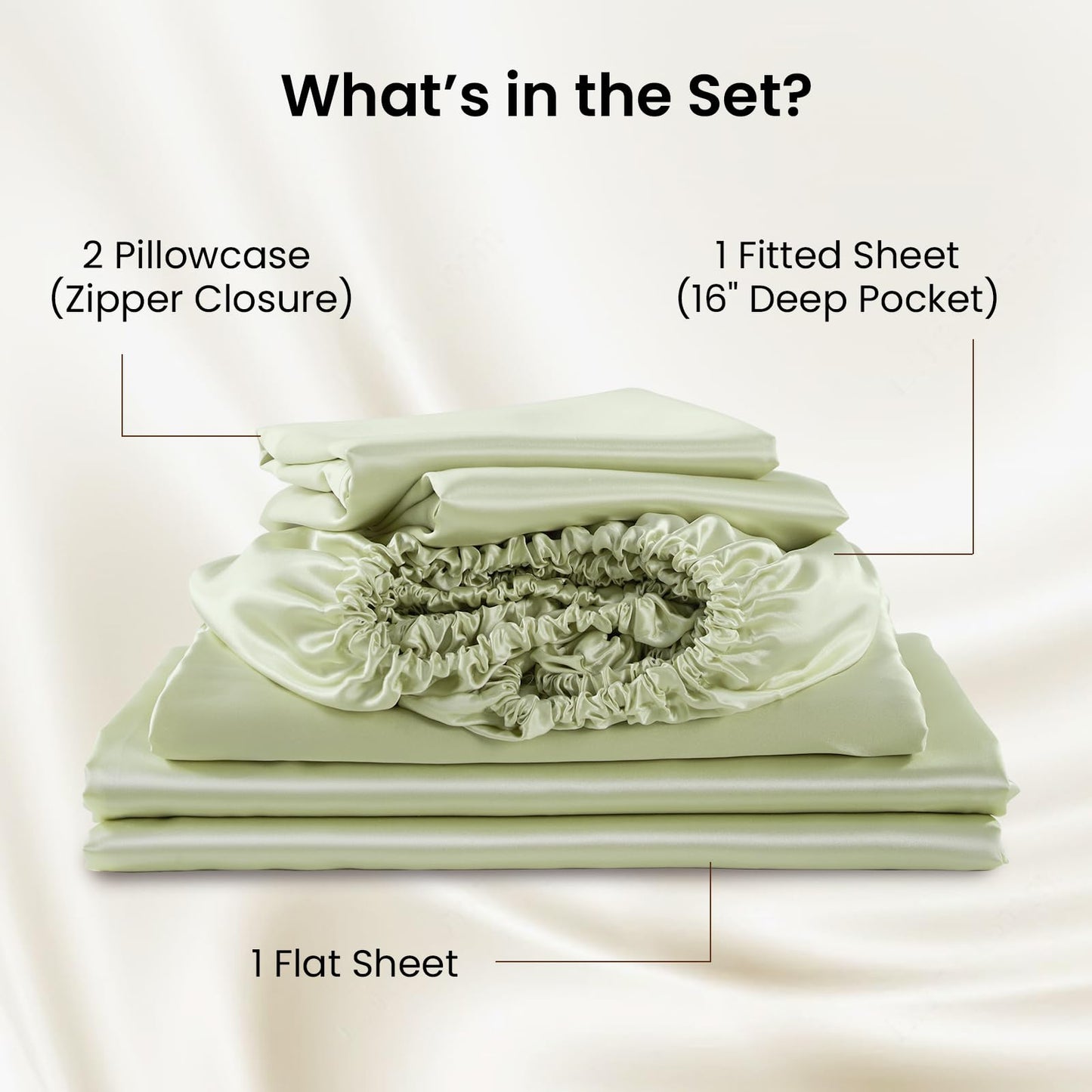 THXSILK Mulberry Silk Sheets — Queen, Black