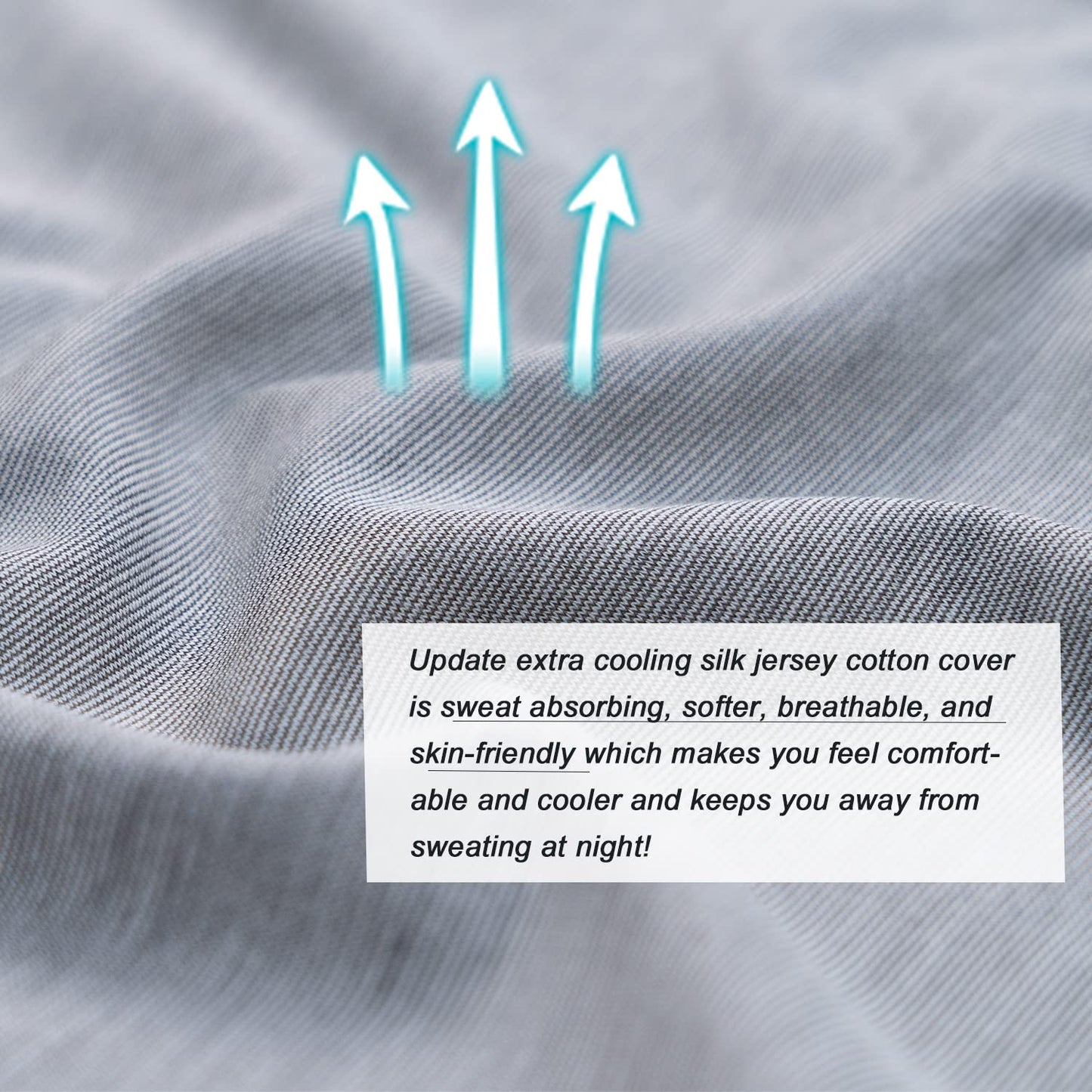 MeiZ Full Body Pregnancy Pillow — Grey