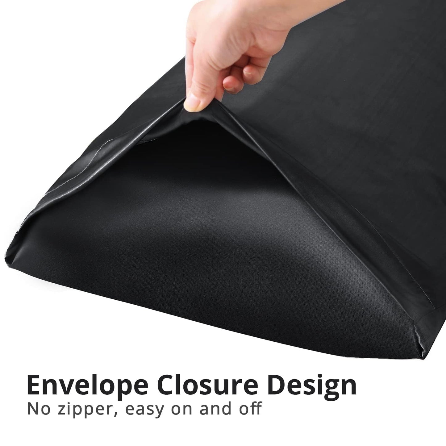 HUXMEYSON Satin Body Pillow — Grey