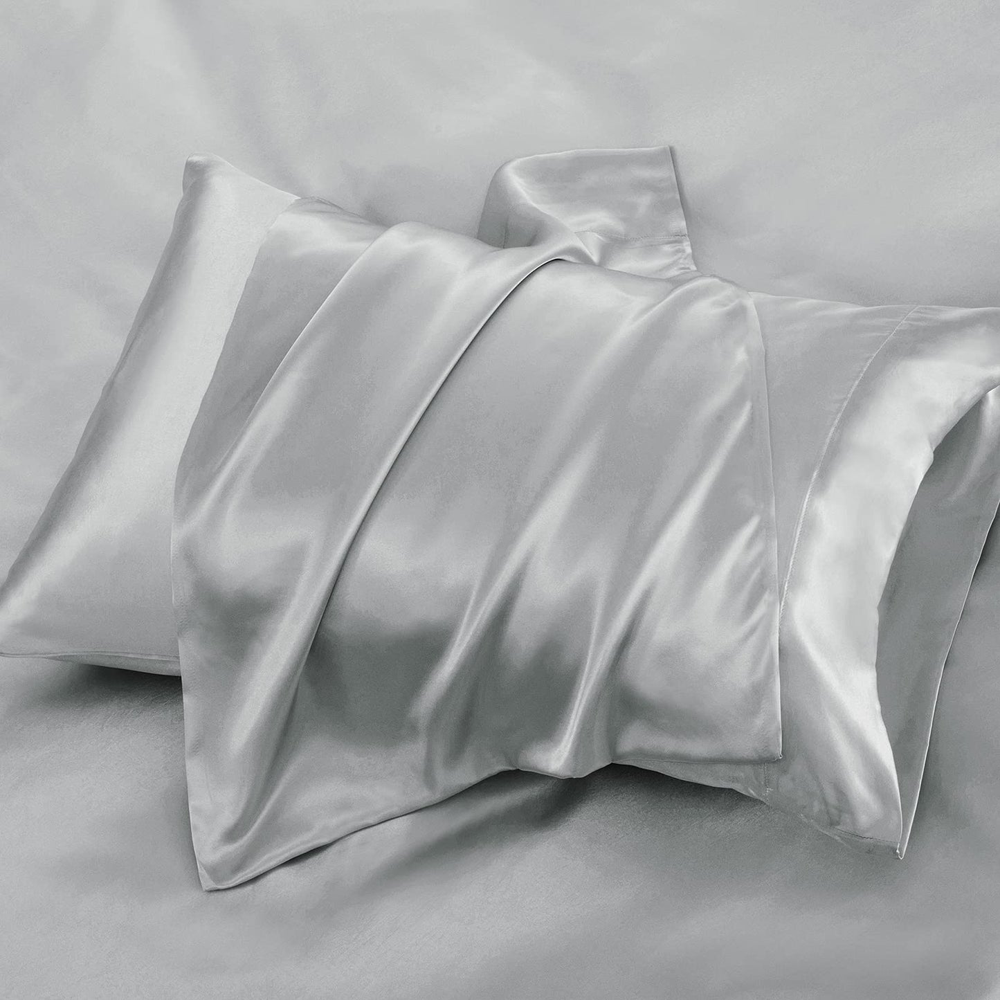 P Pothuiny Satin Sheet Set — Burgundy, Queen