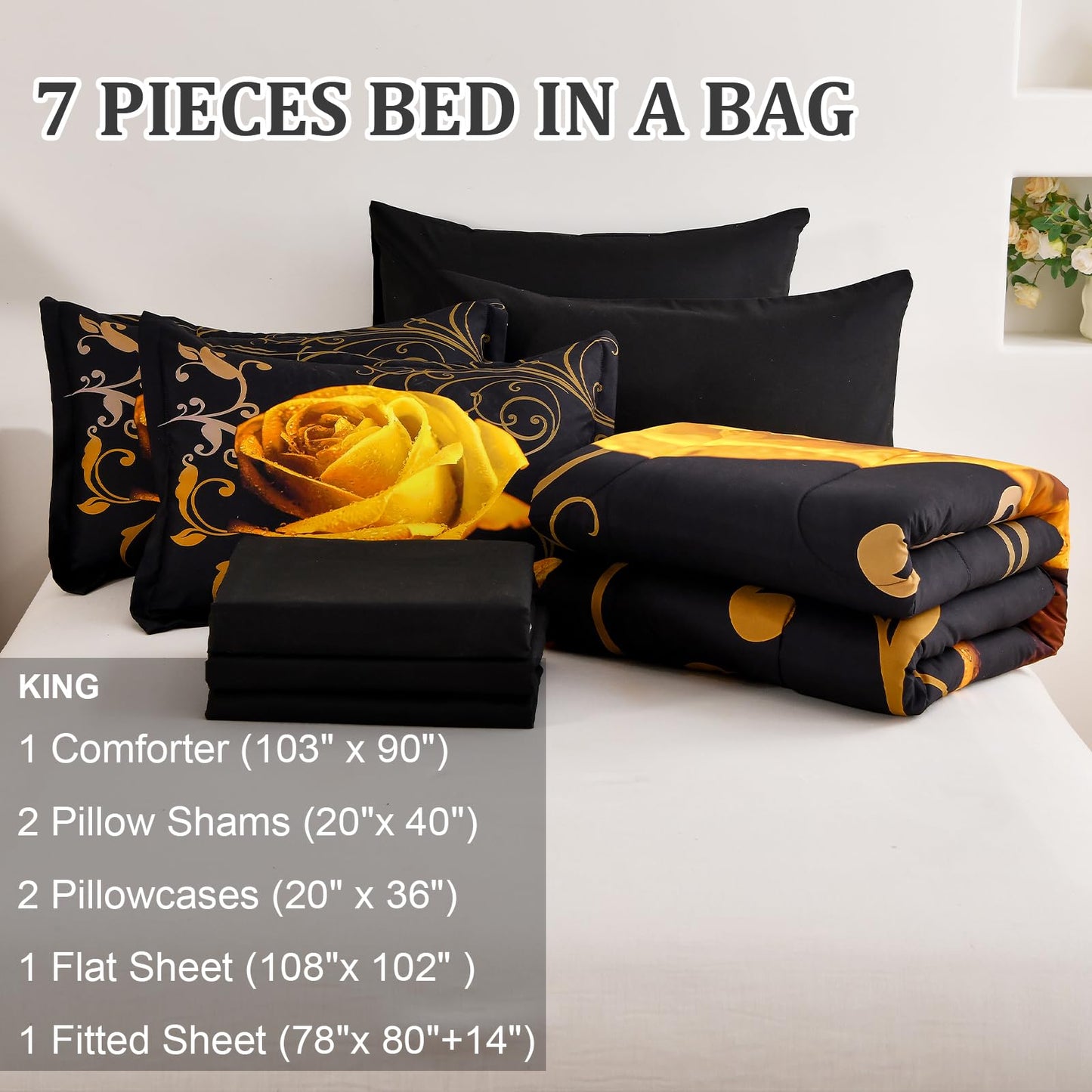 WONGS BEDDING Rose Comforter Set — Red, Queen