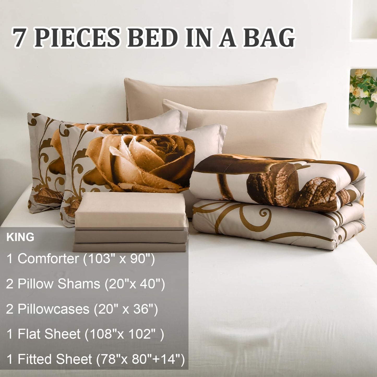 WONGS BEDDING Rose Comforter Set — Red, Queen