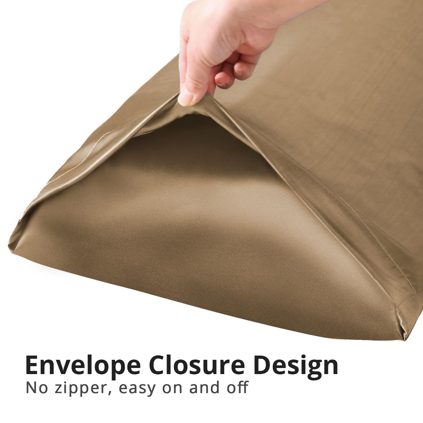 HUXMEYSON Satin Body Pillow — Grey