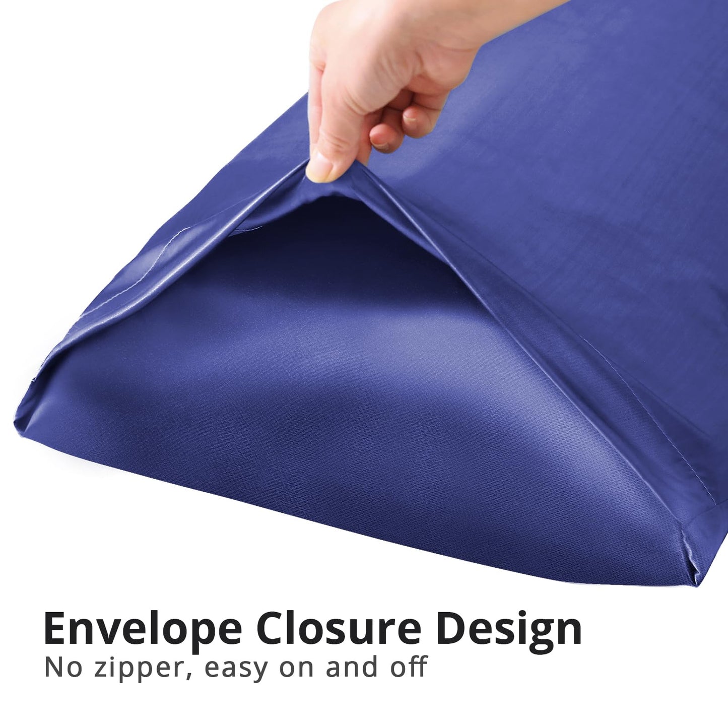 HUXMEYSON Satin Body Pillow — Grey