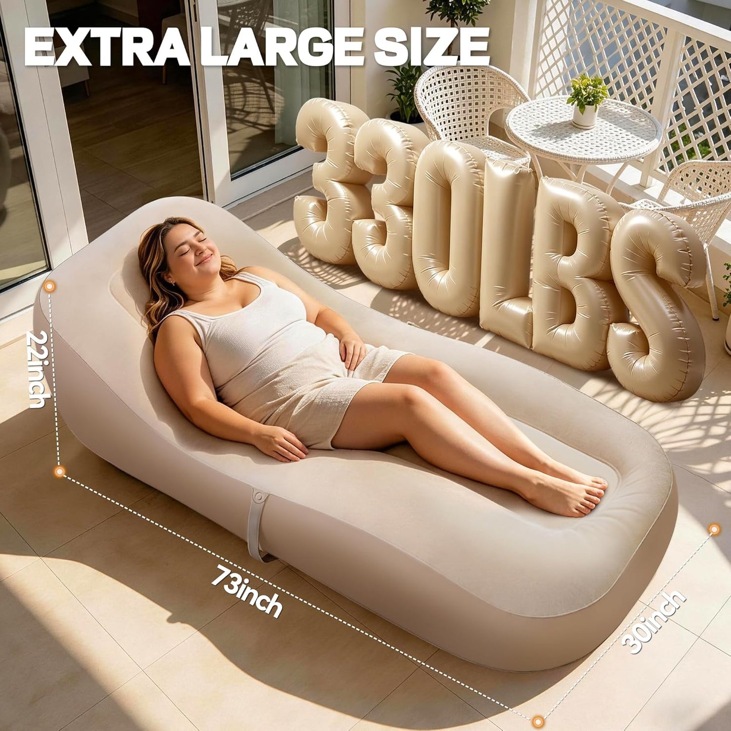 FluSing Inflatable Air Sofa — Indoor/Outdoor