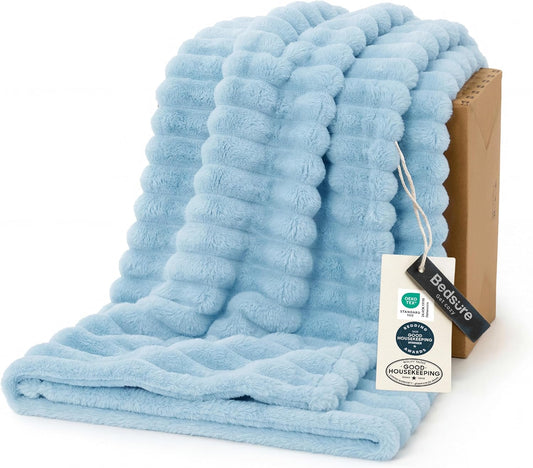 Bedsure GentleSoft Throw — Off-White