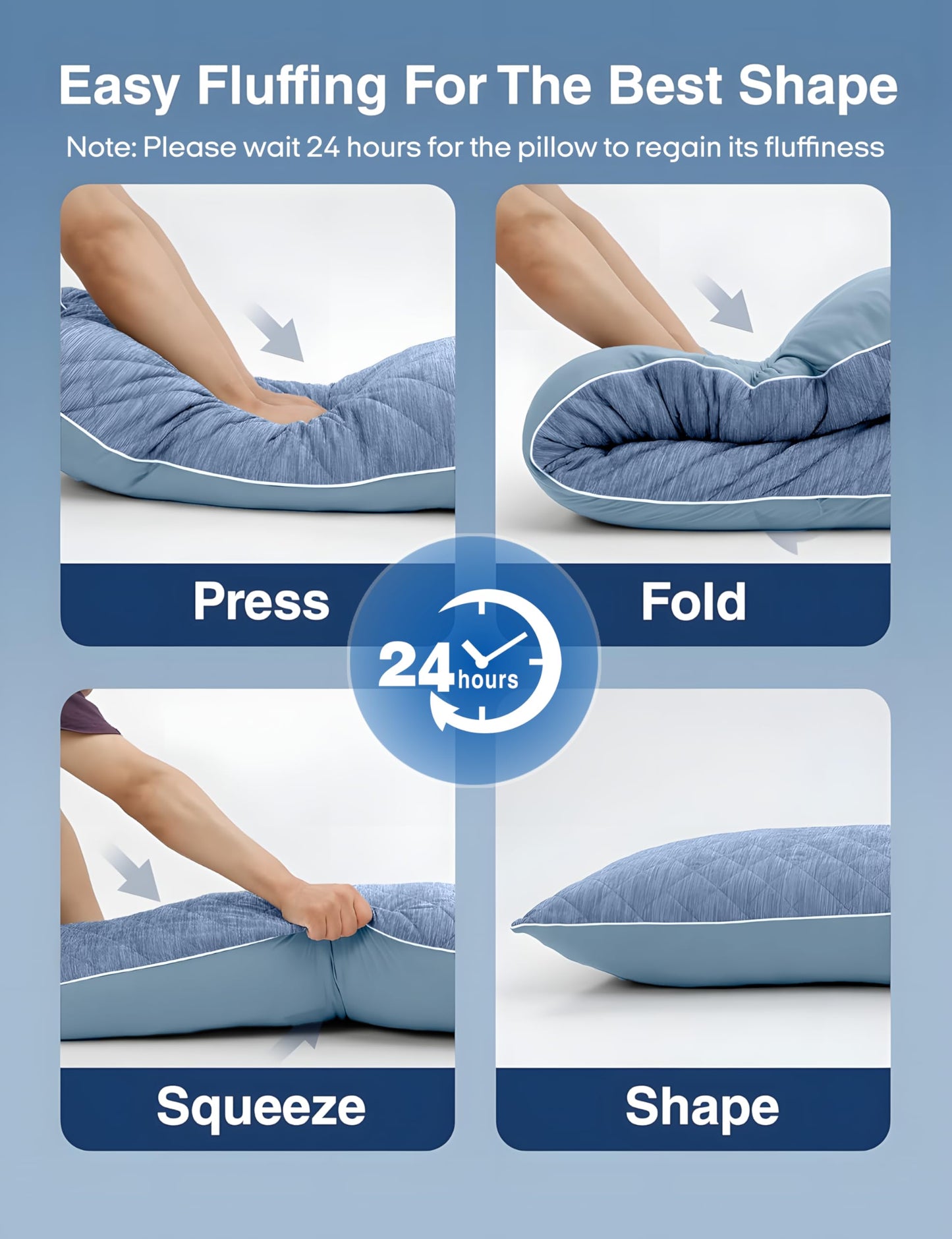 Zonli Cooling Body Pillow — Grey