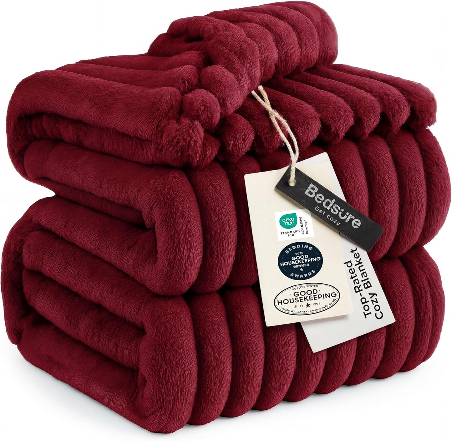 Bedsure GentleSoft Throw — Off-White