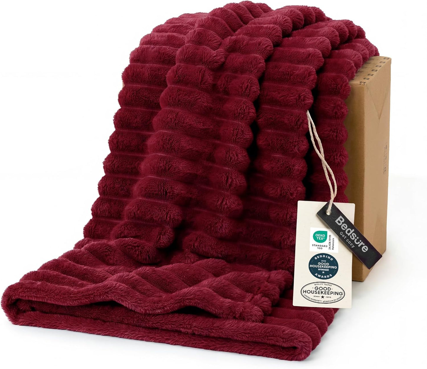 Bedsure GentleSoft Throw — Off-White