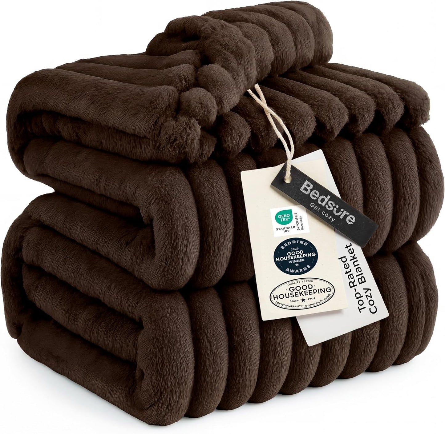 Bedsure GentleSoft Throw — Off-White