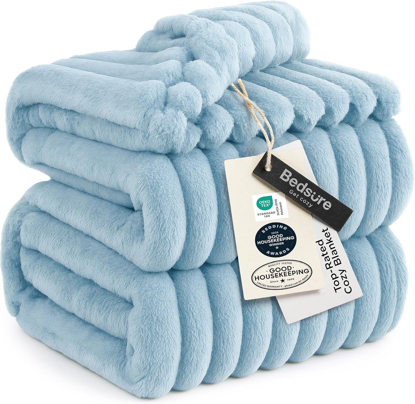 Bedsure GentleSoft Throw — Off-White