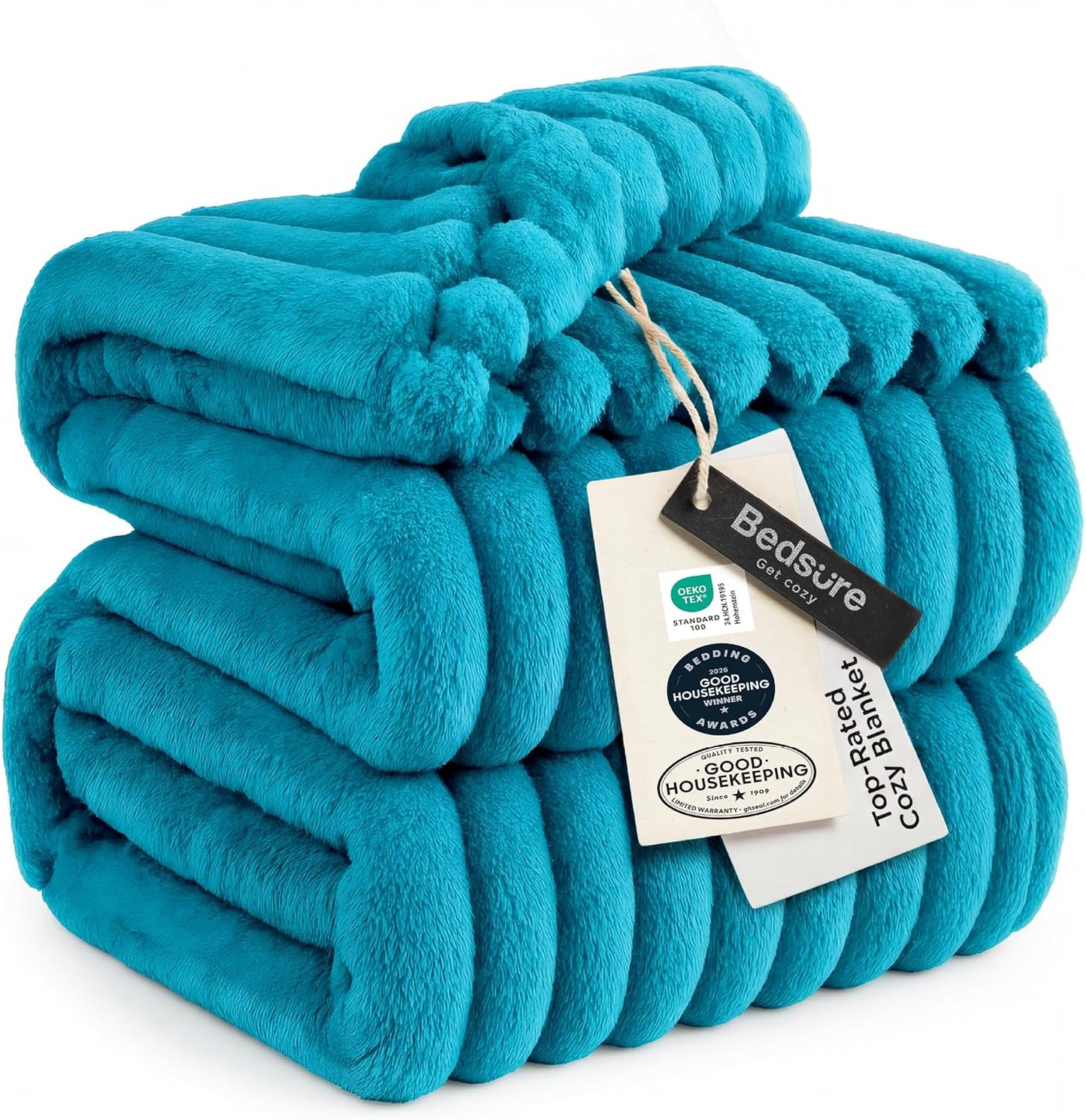 Bedsure GentleSoft Throw — Off-White