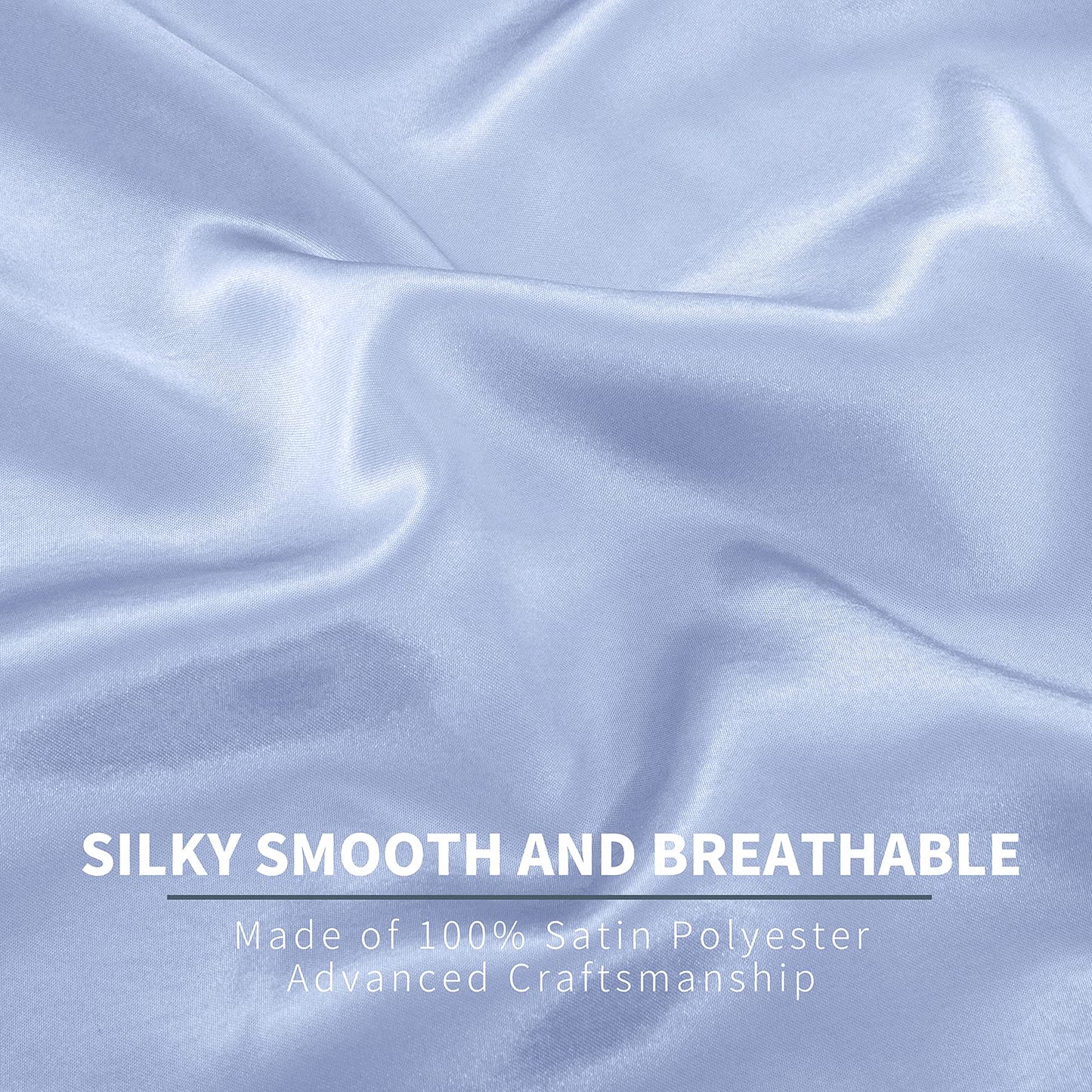 P Pothuiny Satin Sheet Set — Burgundy, Queen