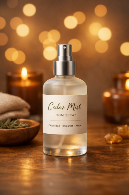 Cedar Mist Room Spray — Frosted Edition